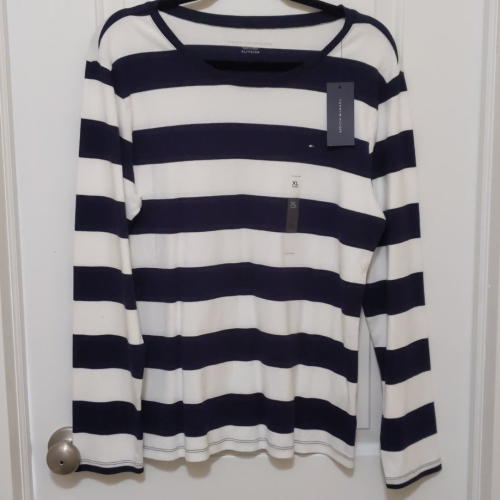 Tommy Hilfiger L/S striped shirt blue
